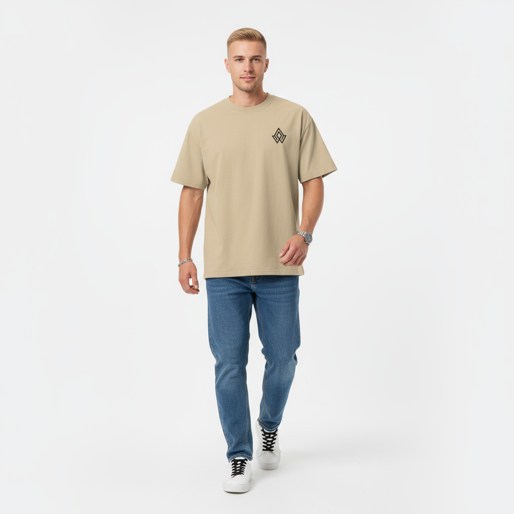 ICONIC EMBROIDERED OVERSIZE T-SHIRT