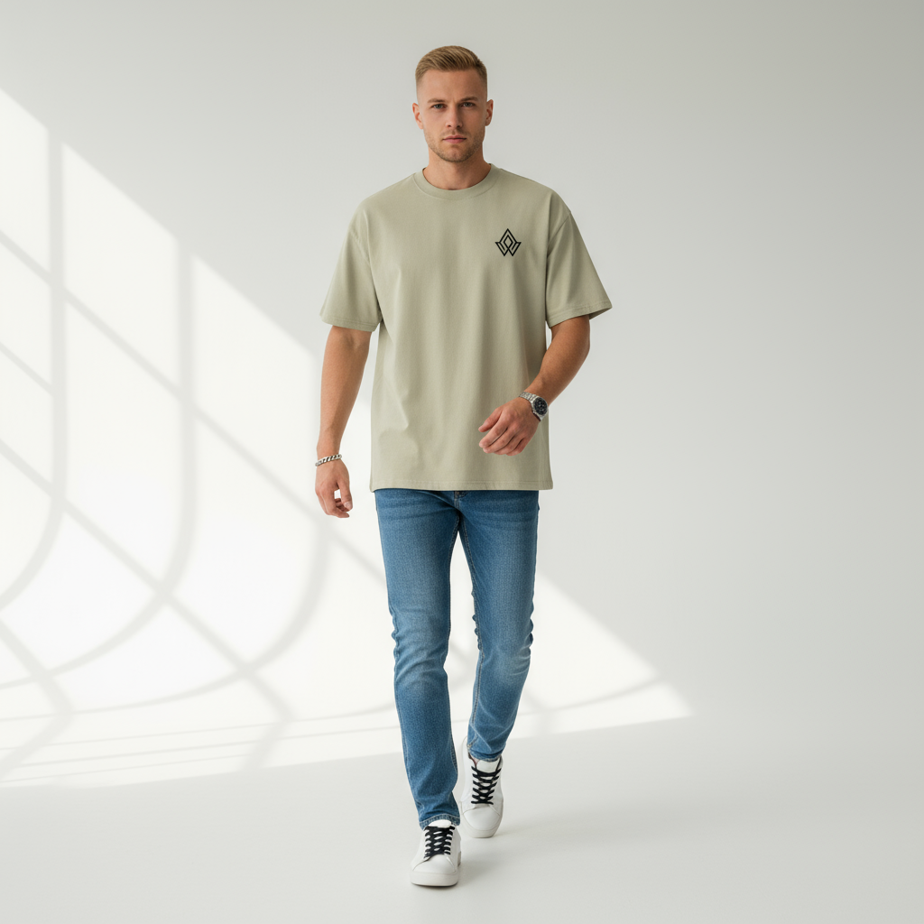 ICONIC EMBROIDERED OVERSIZE T-SHIRT