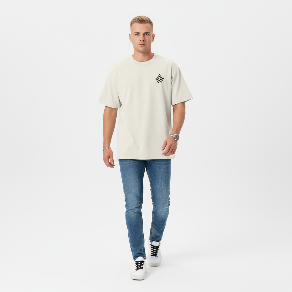 ICONIC EMBROIDERED OVERSIZE T-SHIRT