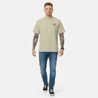 OVERSIZE ALPHA EMBROIDERY T-SHIRT