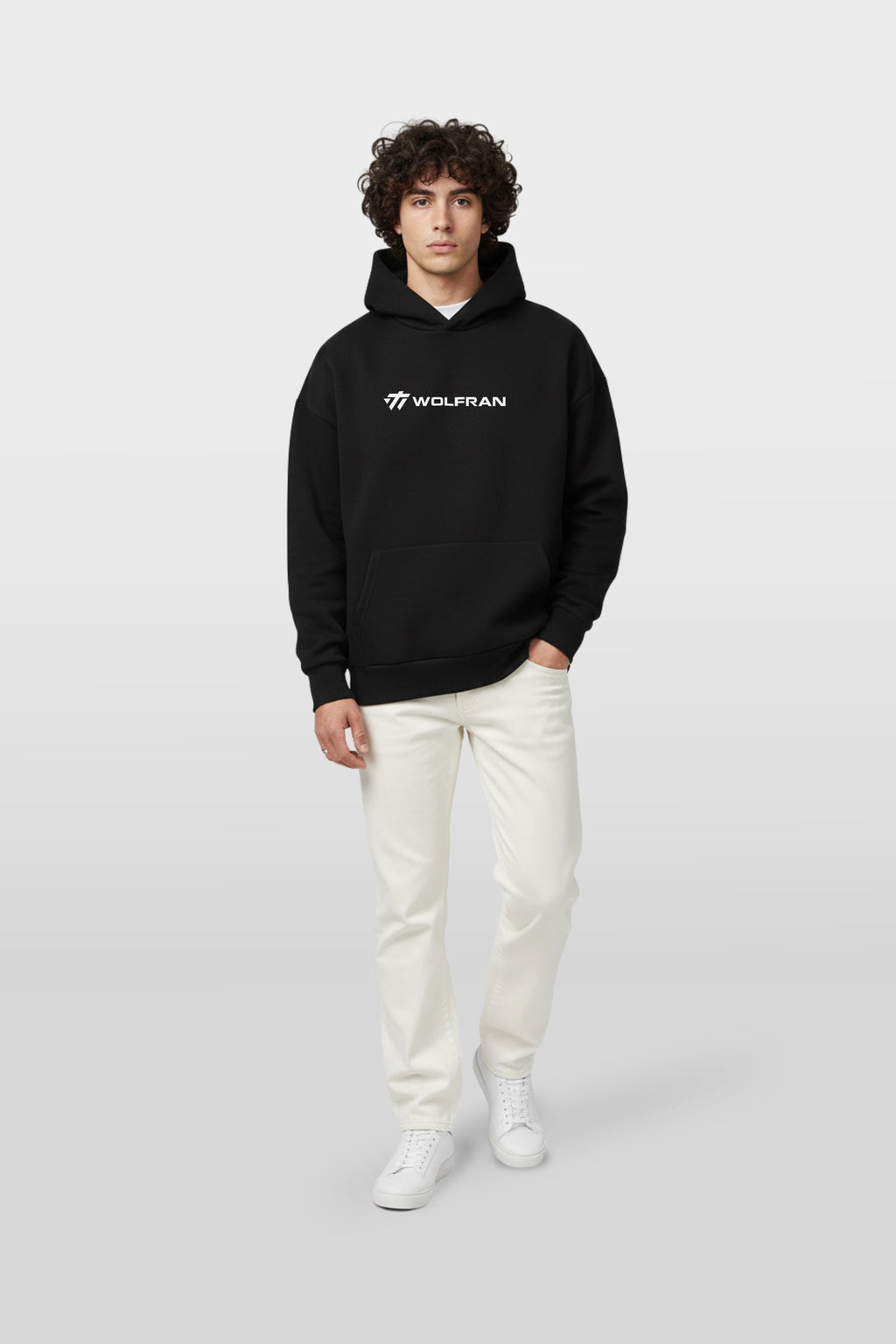 BLACK EMBLEM HOODIE