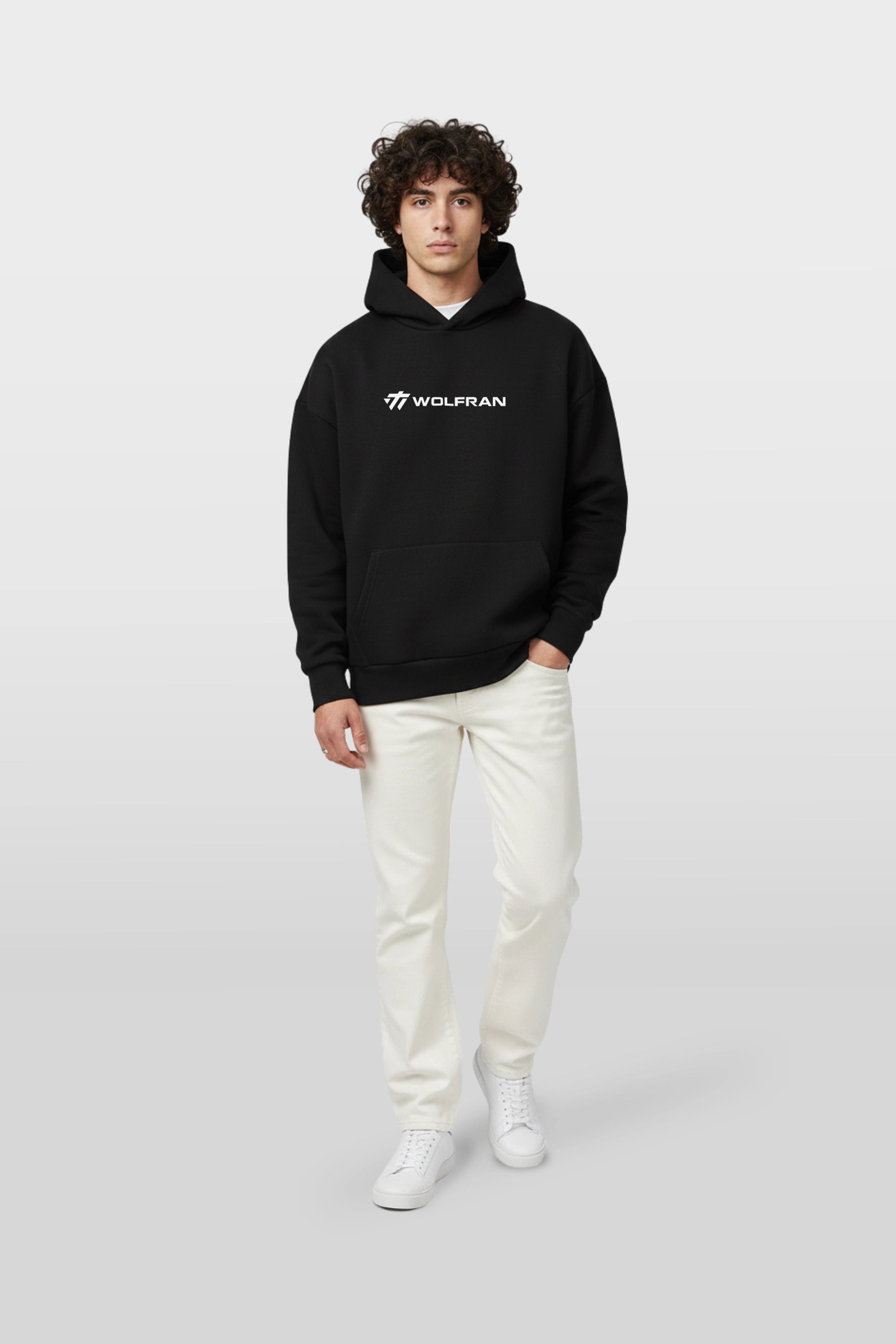 BLACK EMBLEM HOODIE