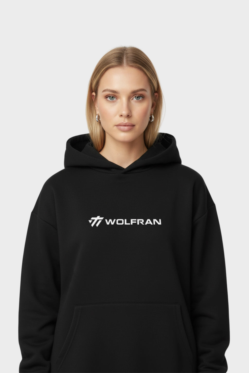 BLACK EMBLEM HOODIE