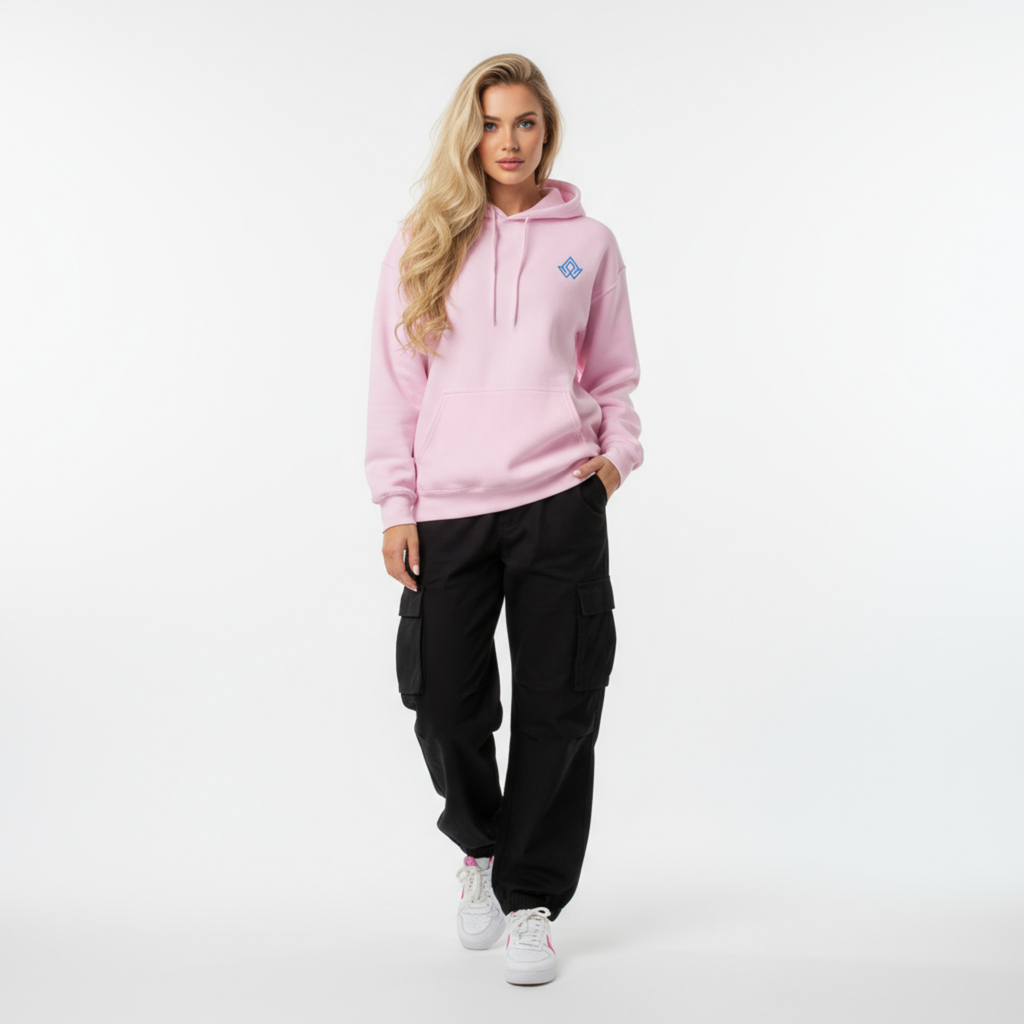 SUDADERA CON CAPUCHA COMMUNITY PINK
