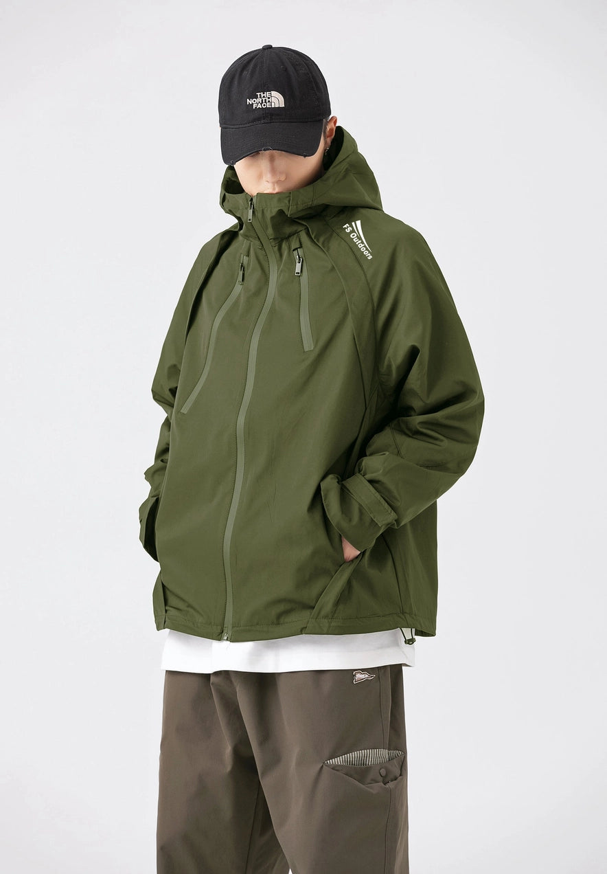 CHAQUETA CORTAVIENTOS OLIVE GREEN