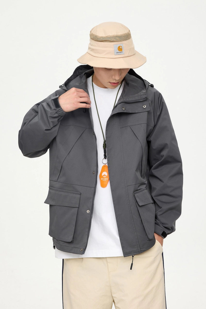 CHAQUETA IMPERMEABLE GRAY