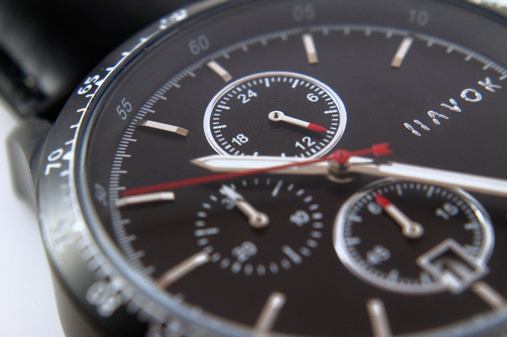 RELOJ RACER DIAMOND BLACK 42 mm