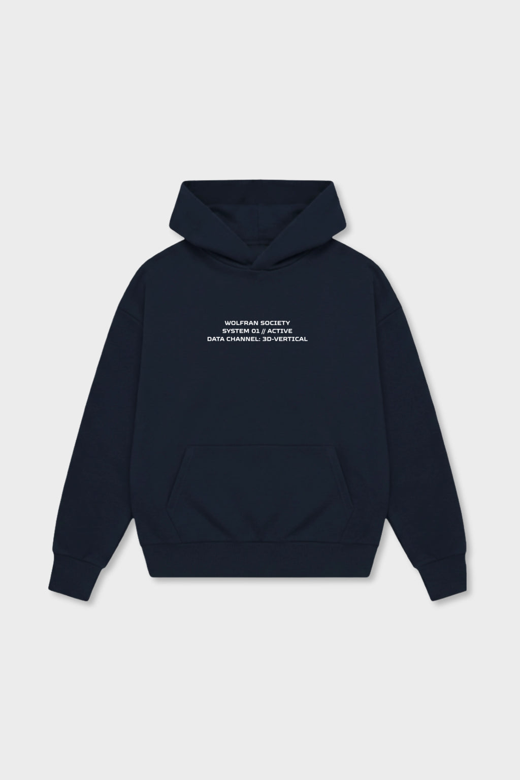 NAVY SYSTEM HOODIE