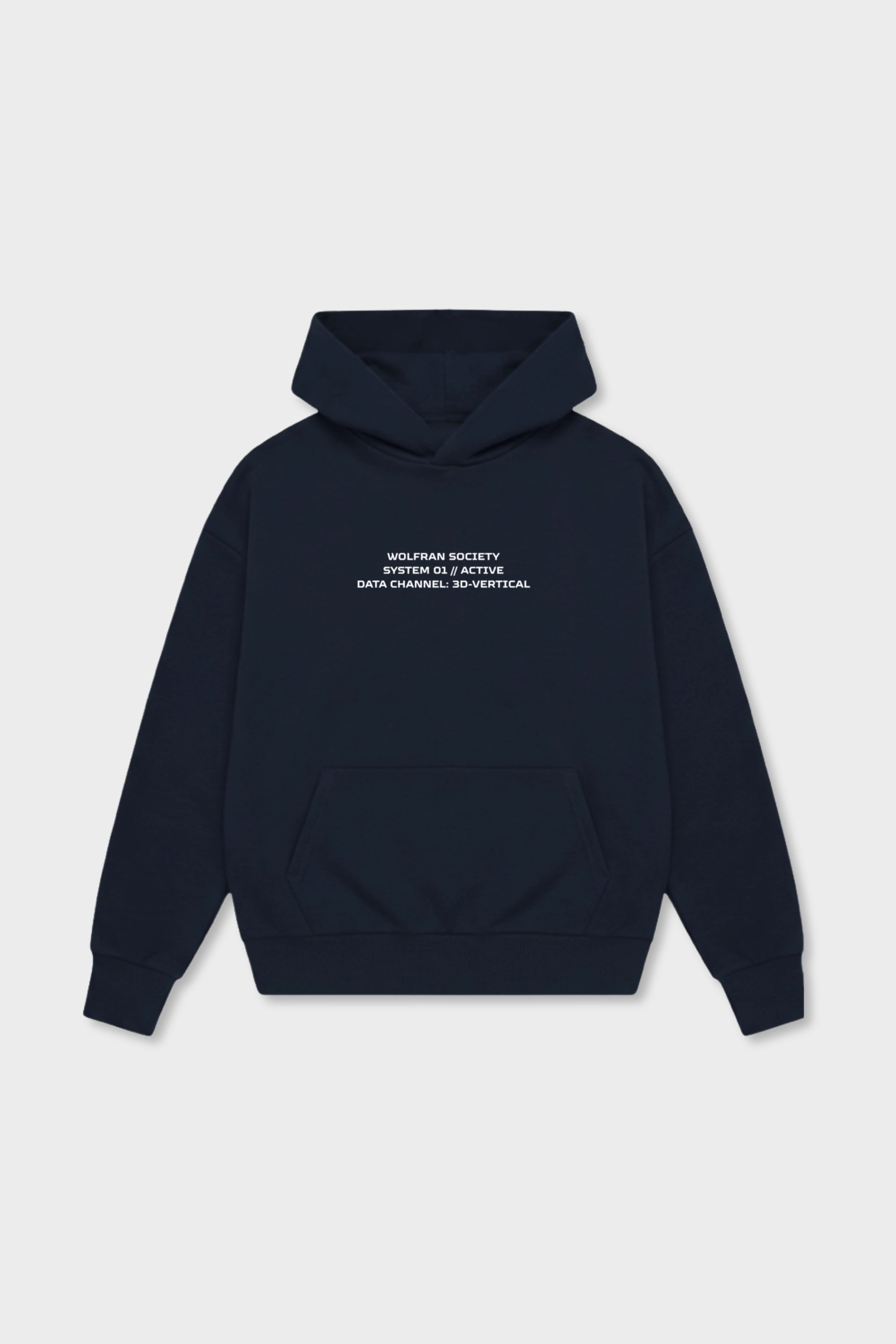 NAVY SYSTEM HOODIE