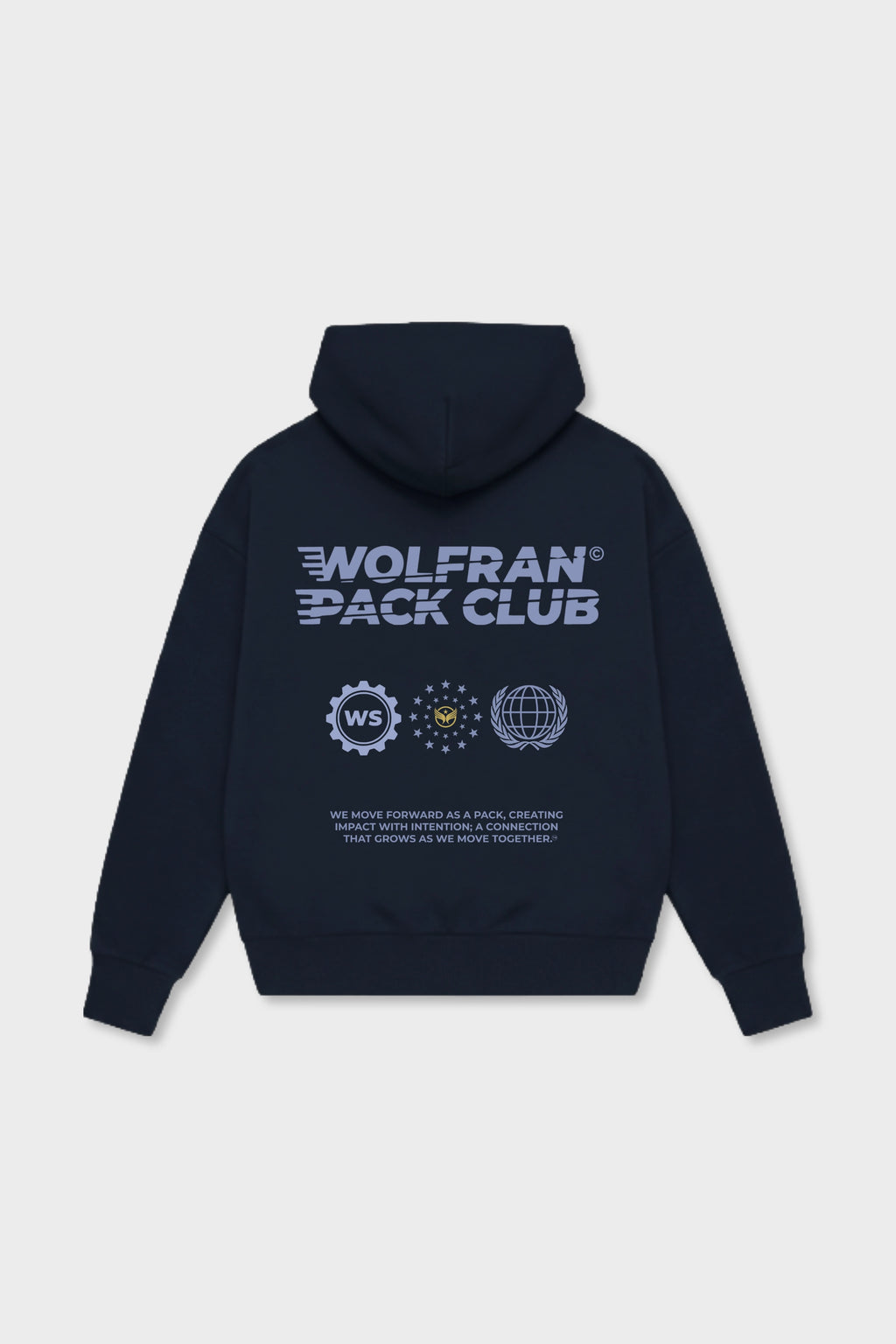 NAVY CLUB HOODIE