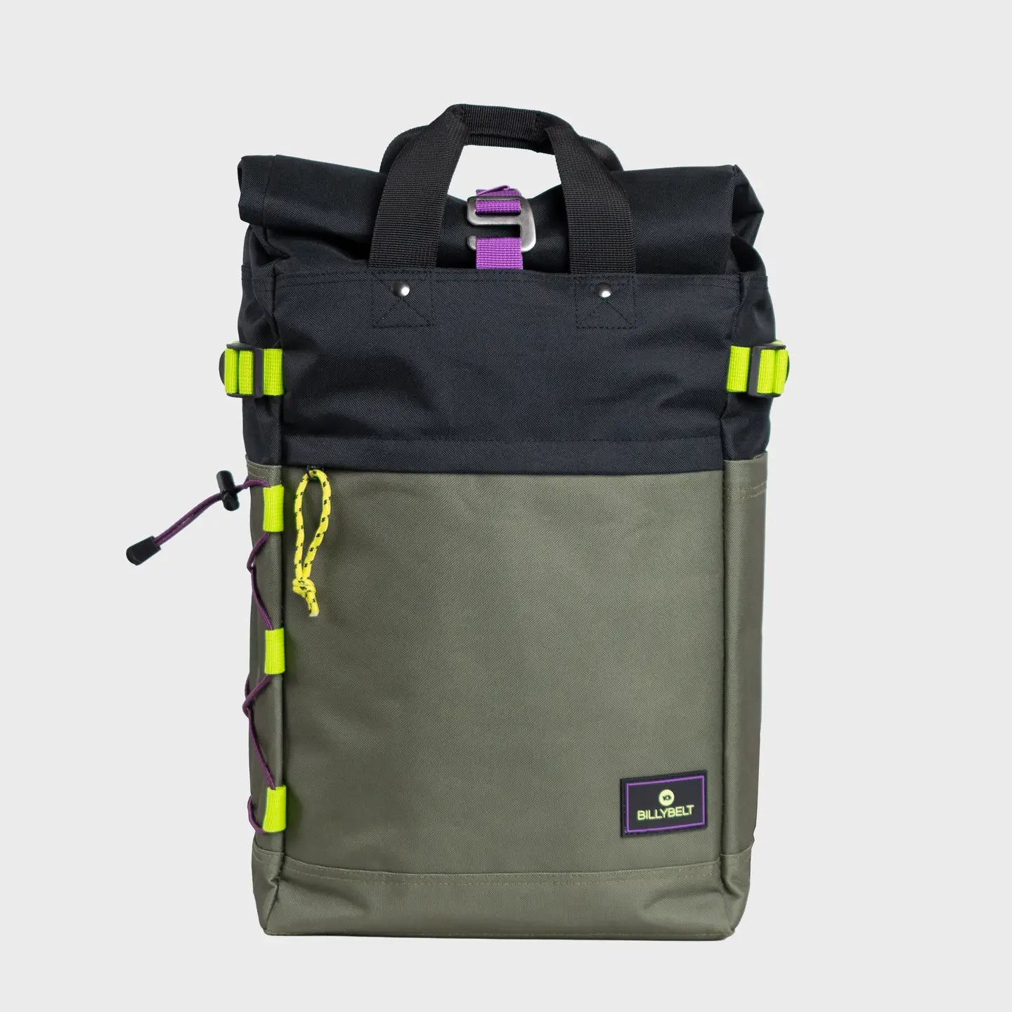 Mochila enrollable - Caqui y Negro