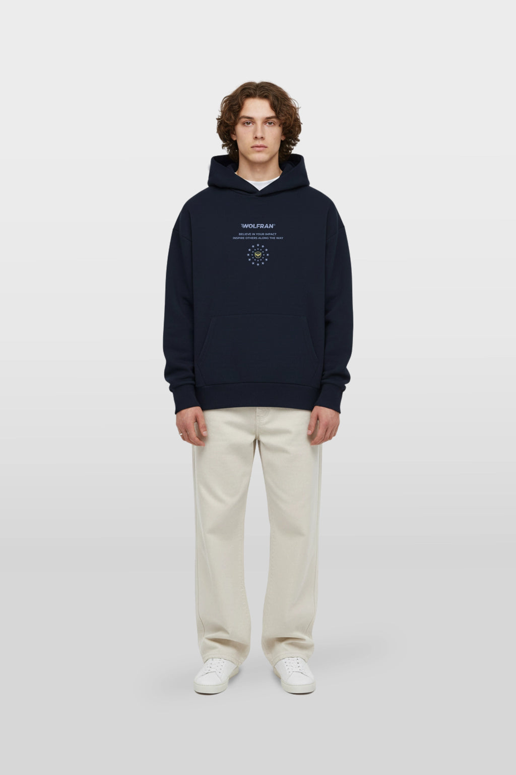 NAVY CLUB HOODIE