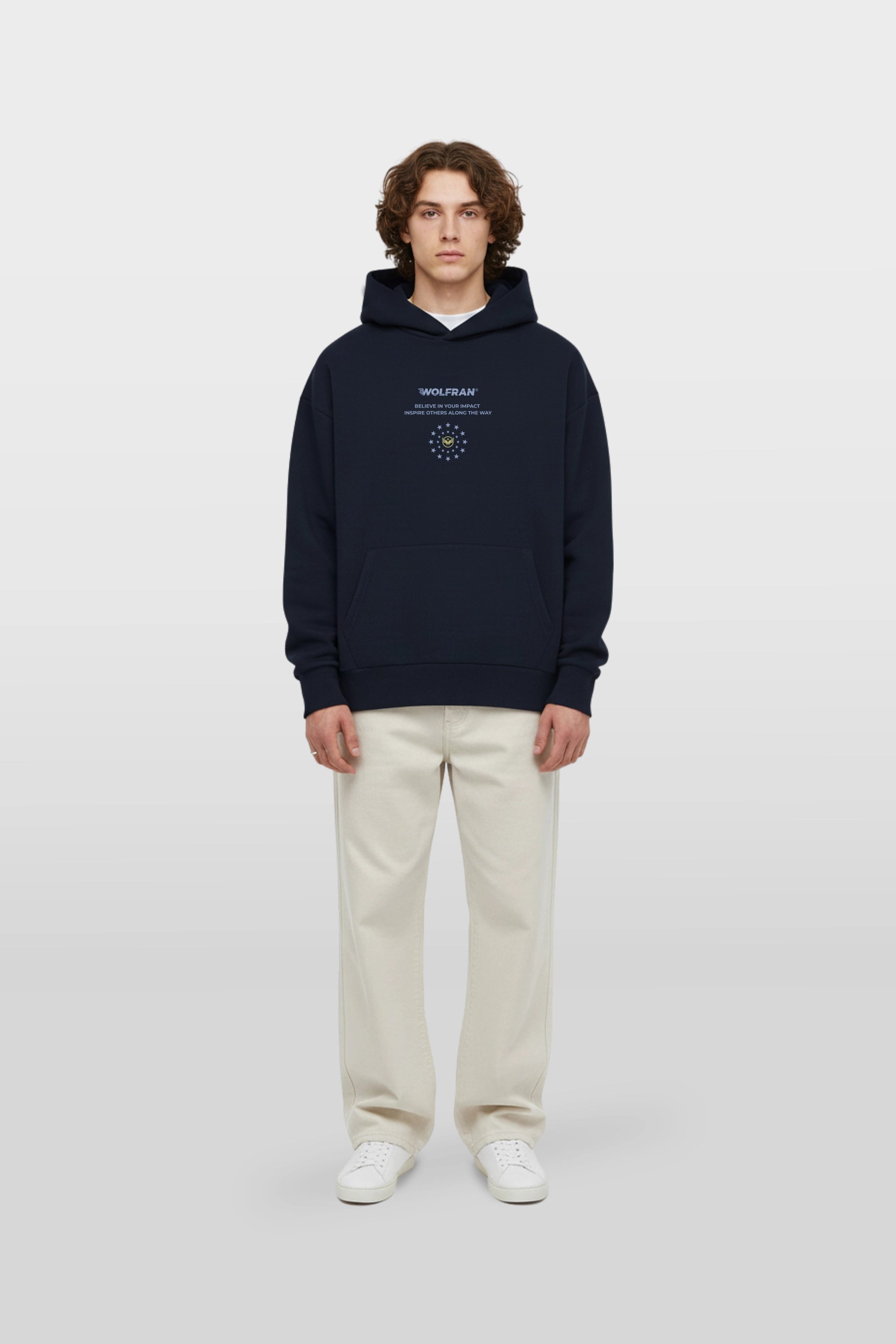 NAVY CLUB HOODIE