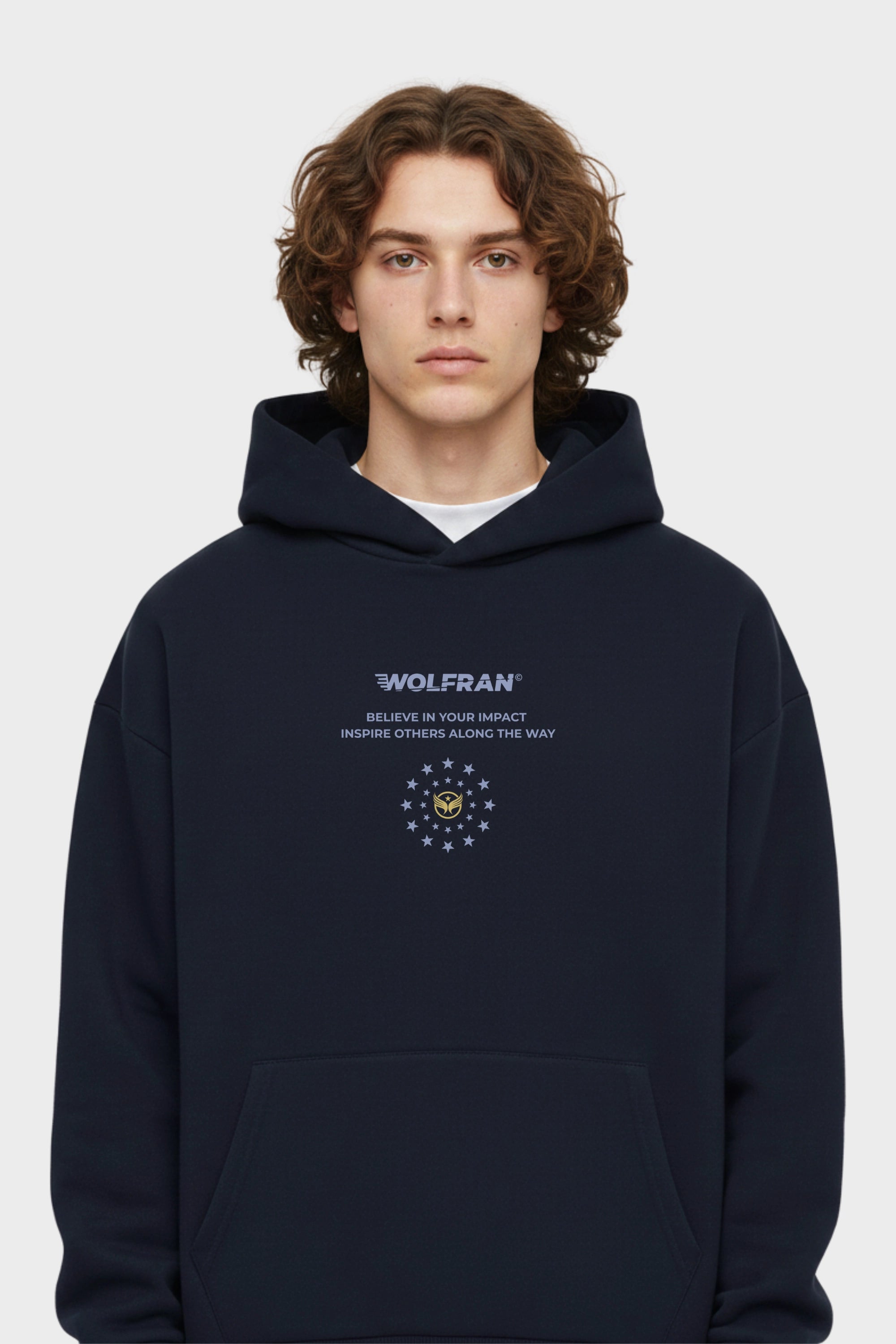 NAVY CLUB HOODIE