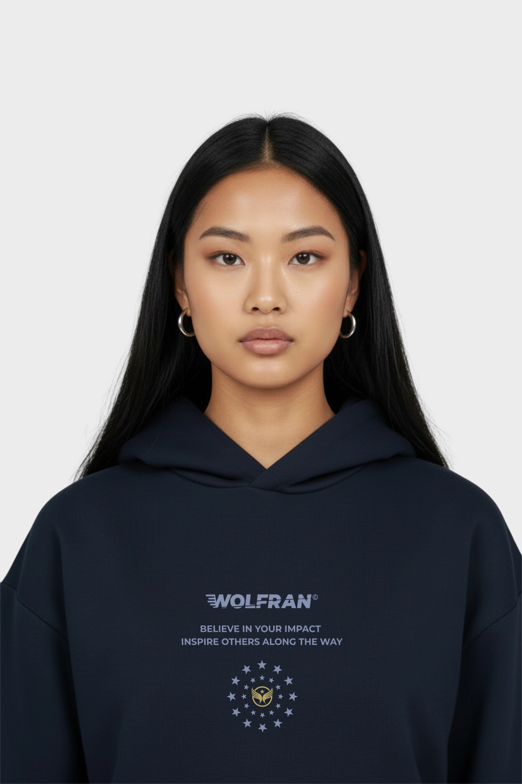 NAVY CLUB HOODIE