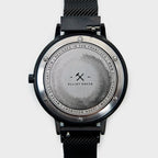 RELOJ PIANO NEGRO MALLA MINIMALISTA 38mm