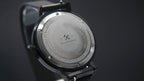 RELOJ PIANO NEGRO MALLA MINIMALISTA 38mm