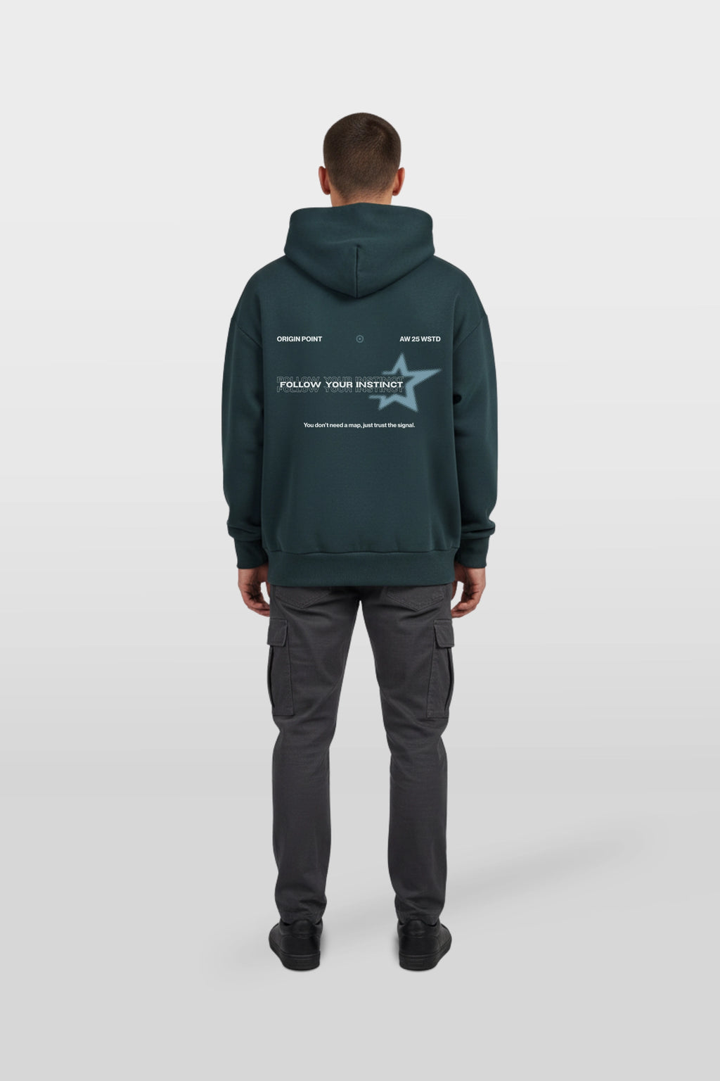 TEAL INSTINCT HOODIE