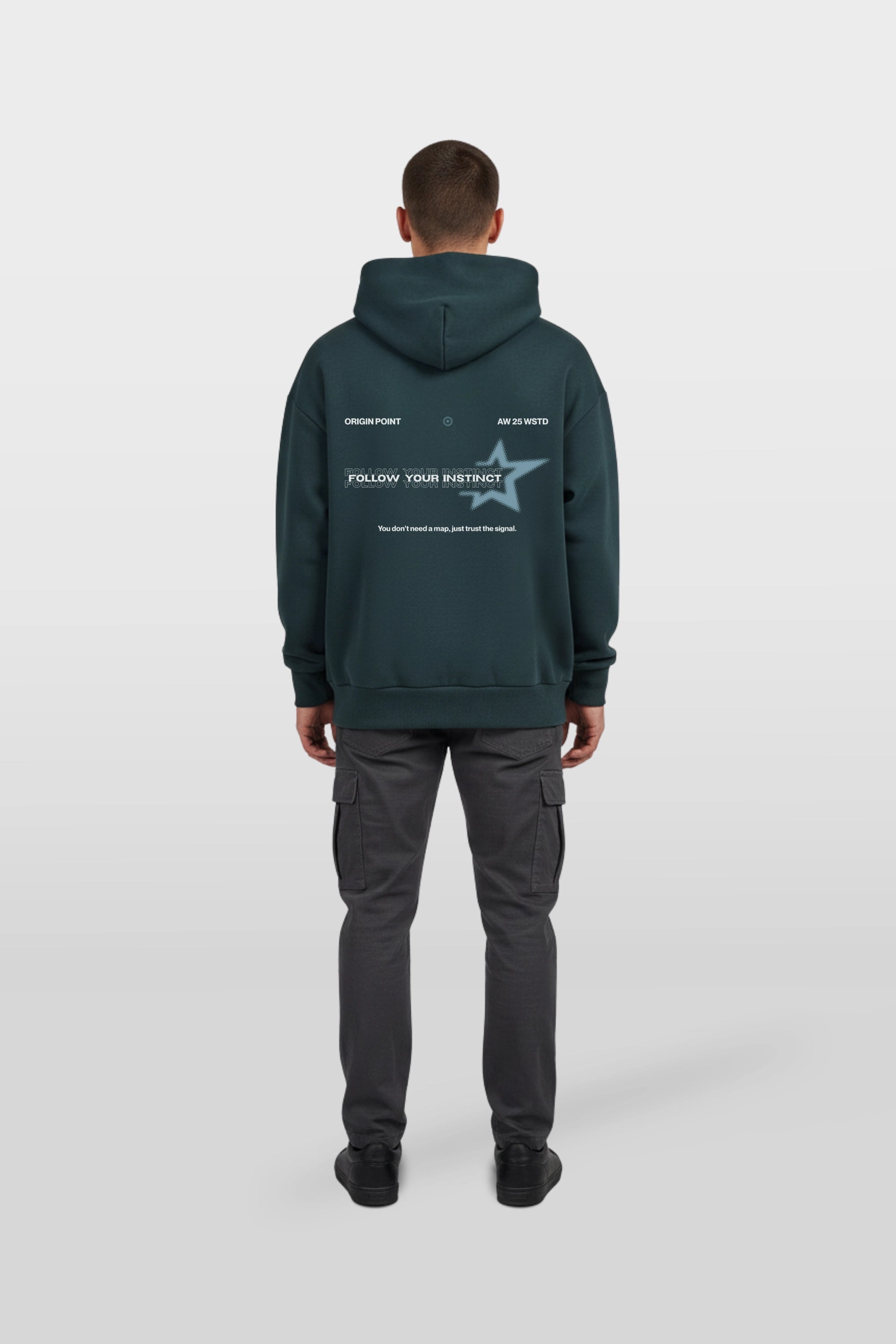 TEAL INSTINCT HOODIE
