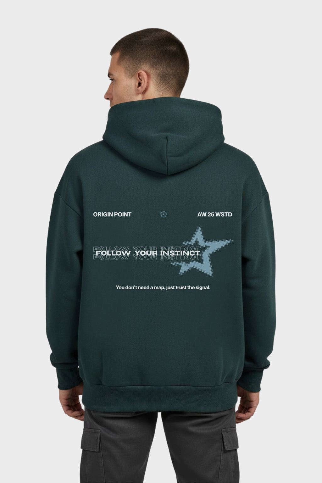 TEAL INSTINCT HOODIE