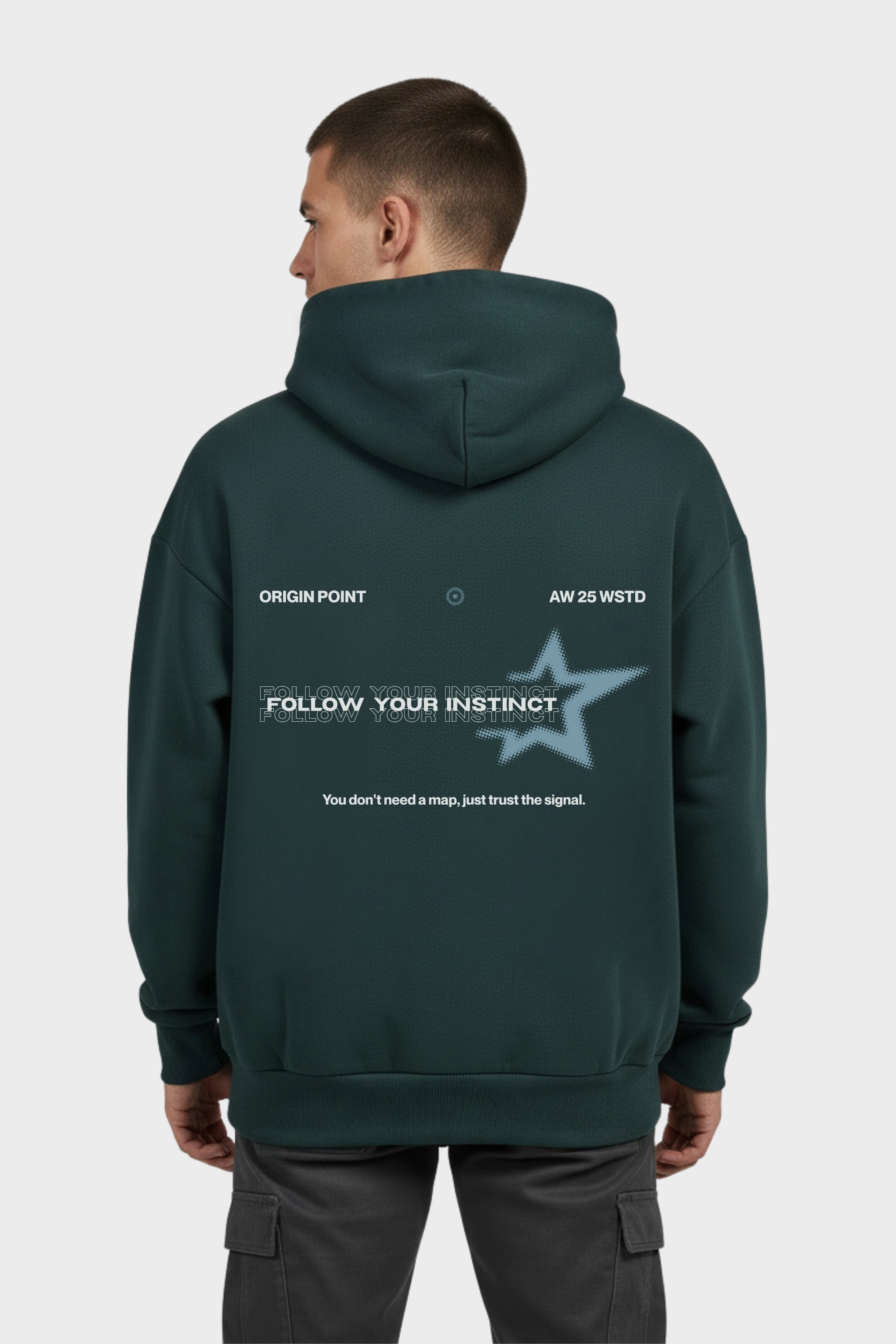 TEAL INSTINCT HOODIE