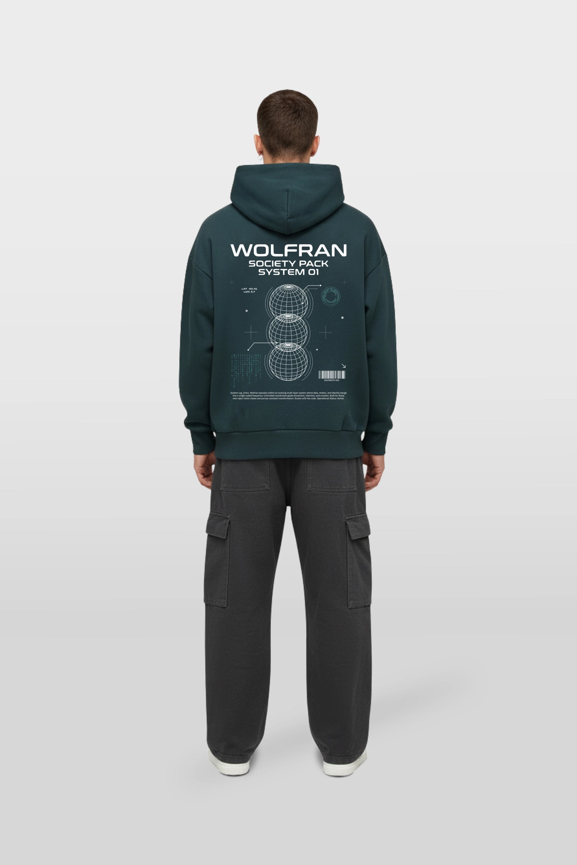 TEAL SYSTEM HOODIE