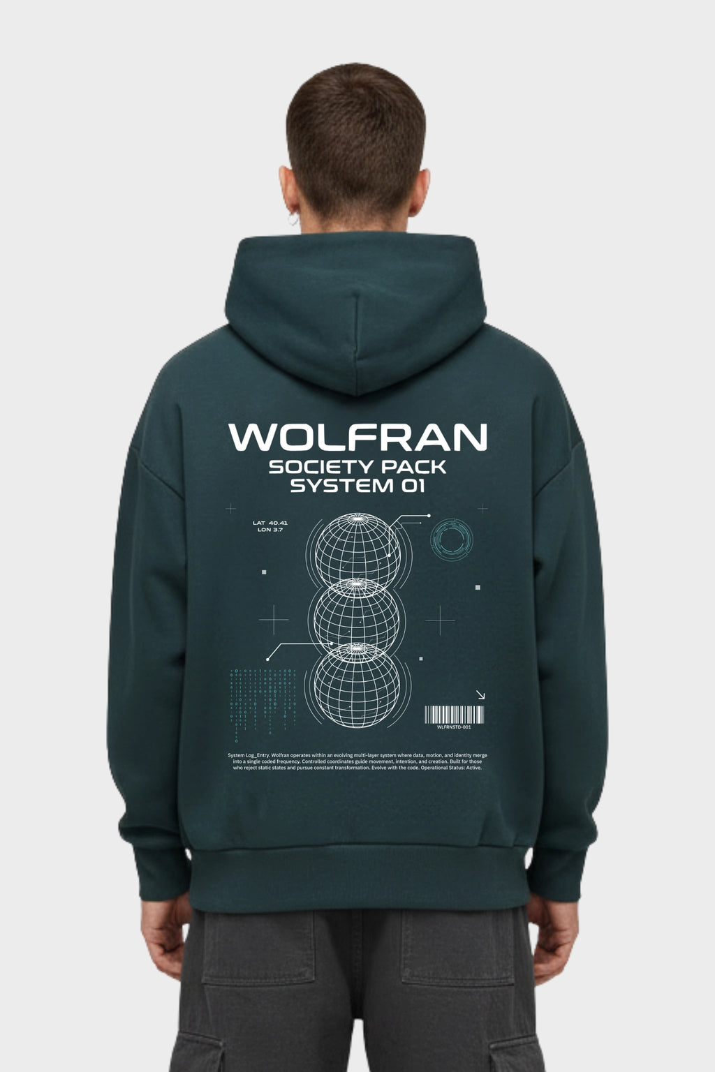 TEAL SYSTEM HOODIE