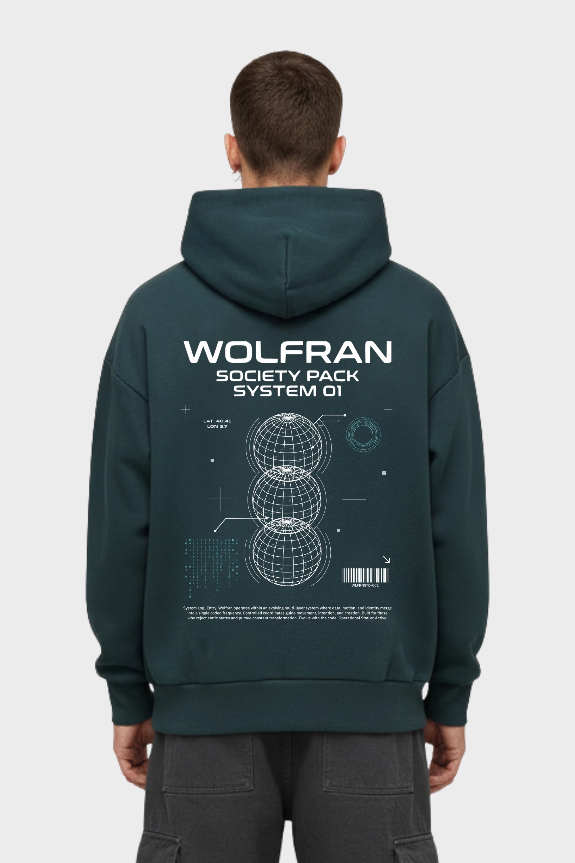TEAL SYSTEM HOODIE