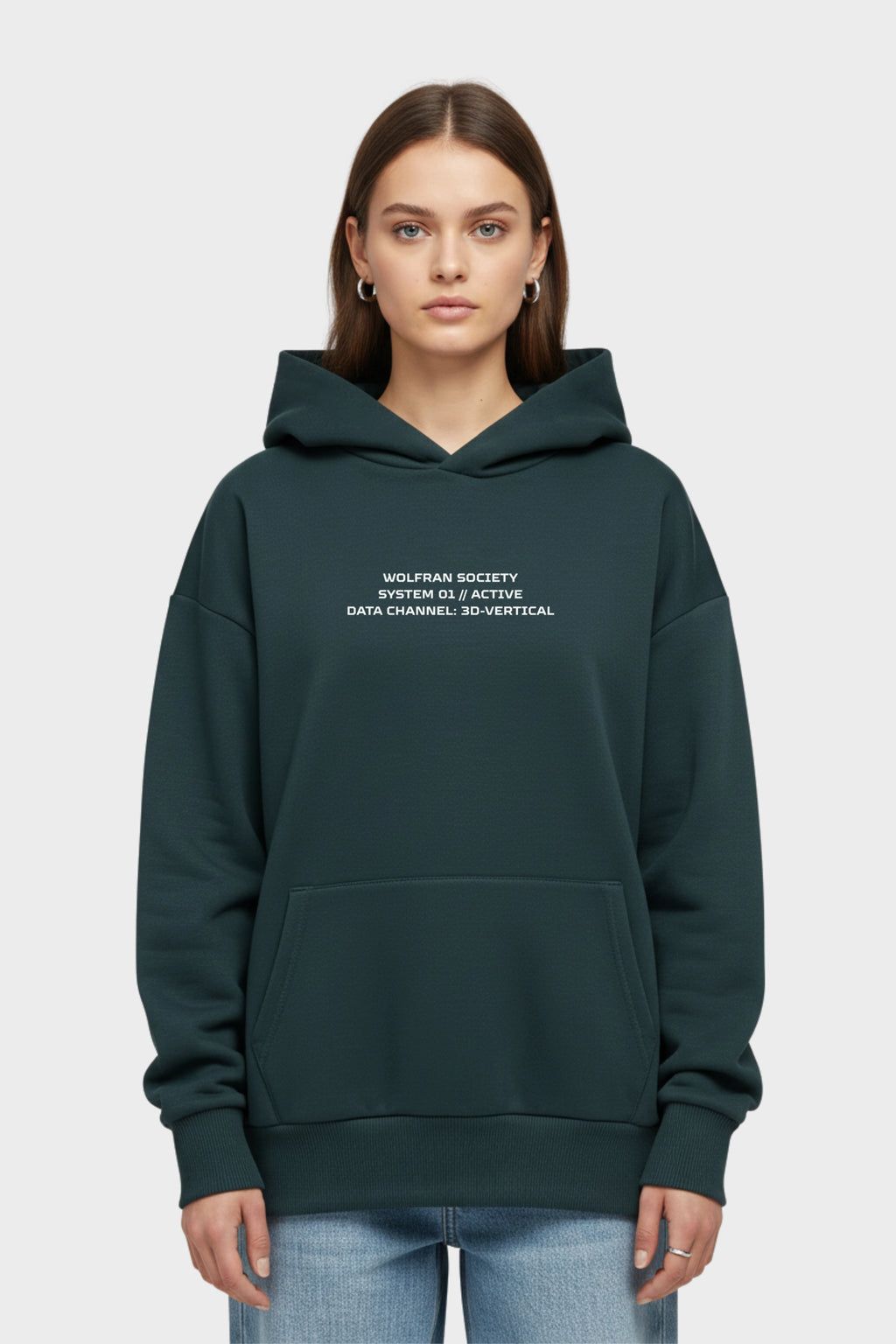 TEAL SYSTEM HOODIE