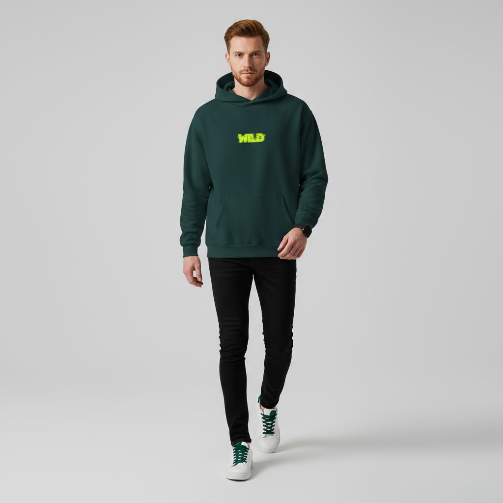 SUDADERA CON CAPUCHA OVERSIZE WILD