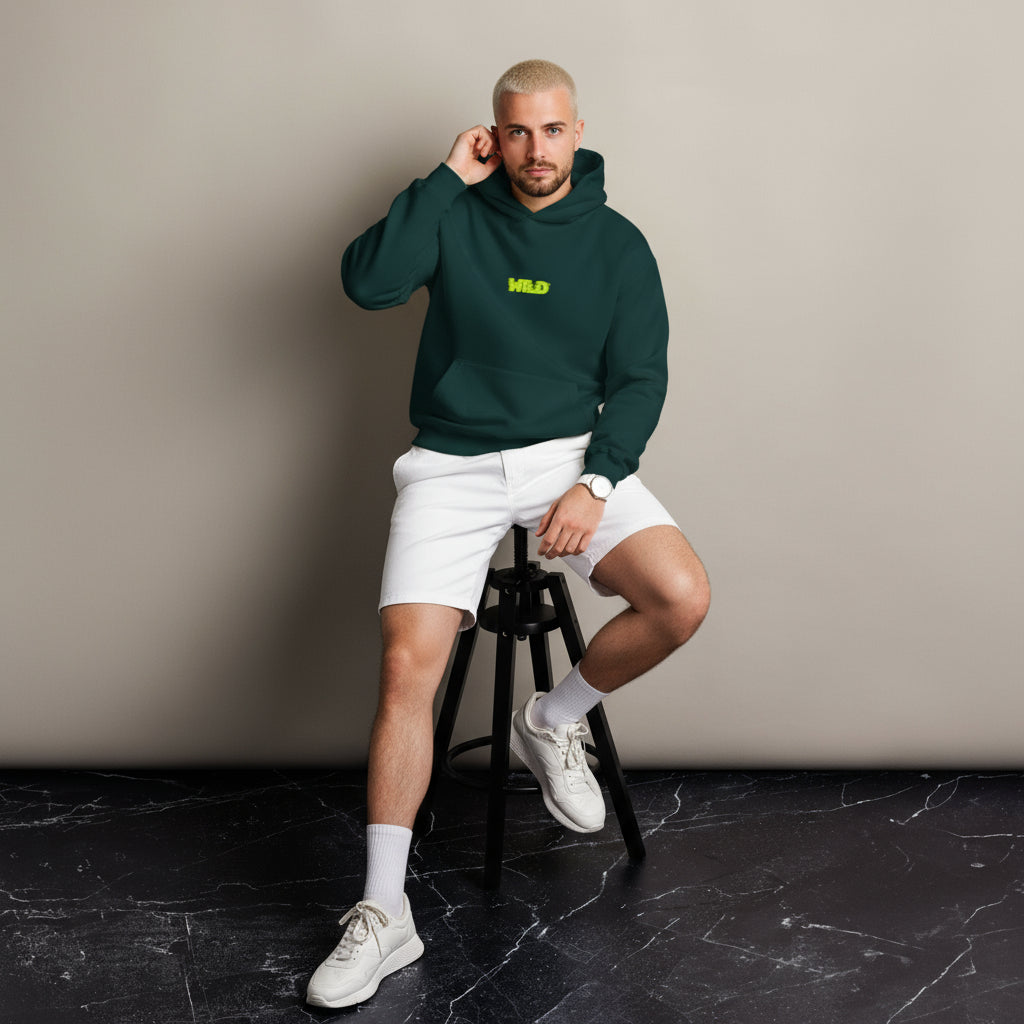 SUDADERA CON CAPUCHA OVERSIZE WILD