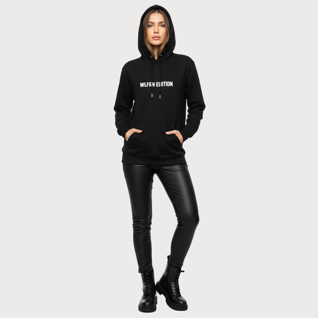 SUDADERA CON CAPUCHA COLLECTIVE BLACK