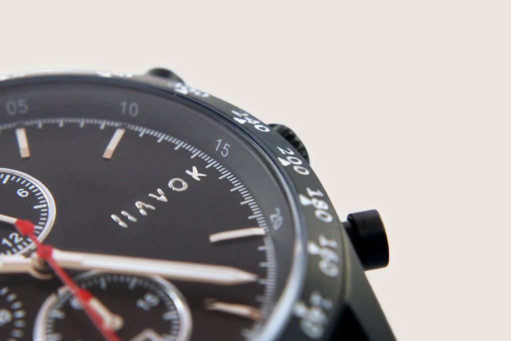 RELOJ RACER DIAMOND BLACK 42 mm