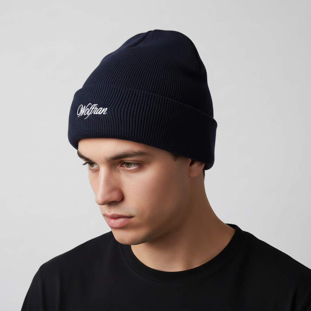 Gorro Wolfran ángulo tres cuartos