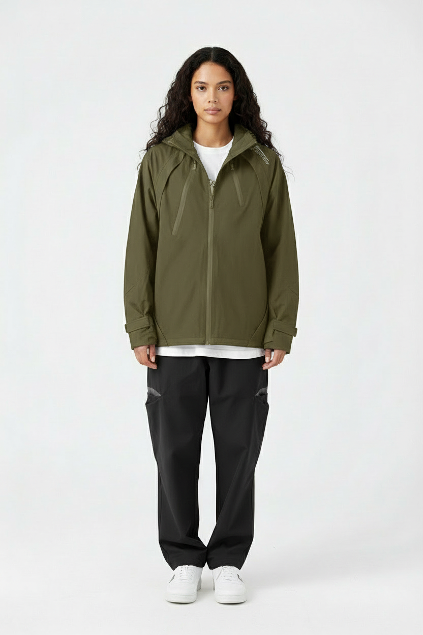 Imagen 1 - Pose frontal verde oliva