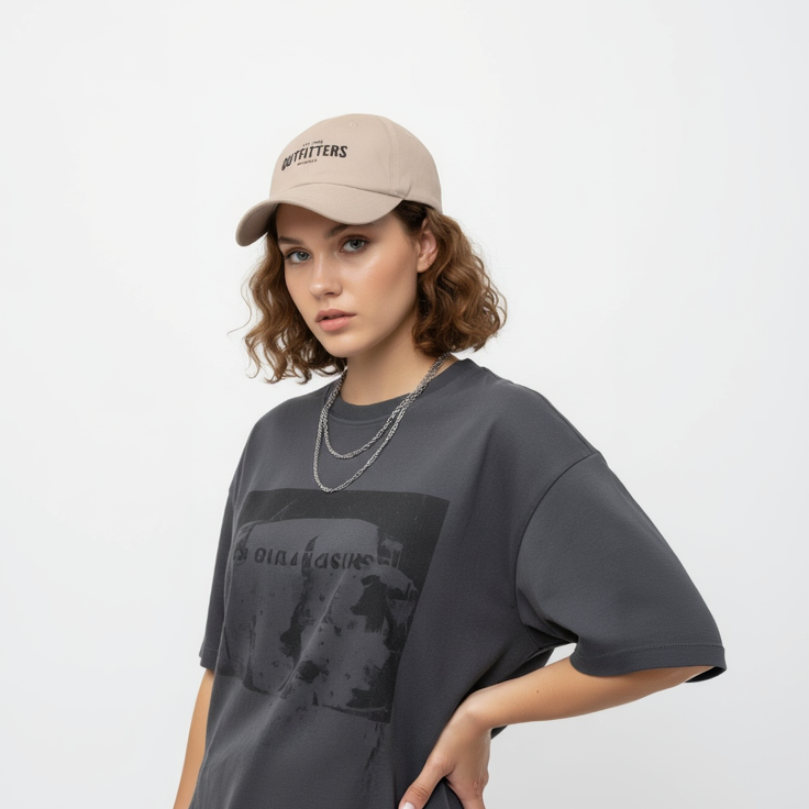 Modelo femenina - Gorra Piedra v2