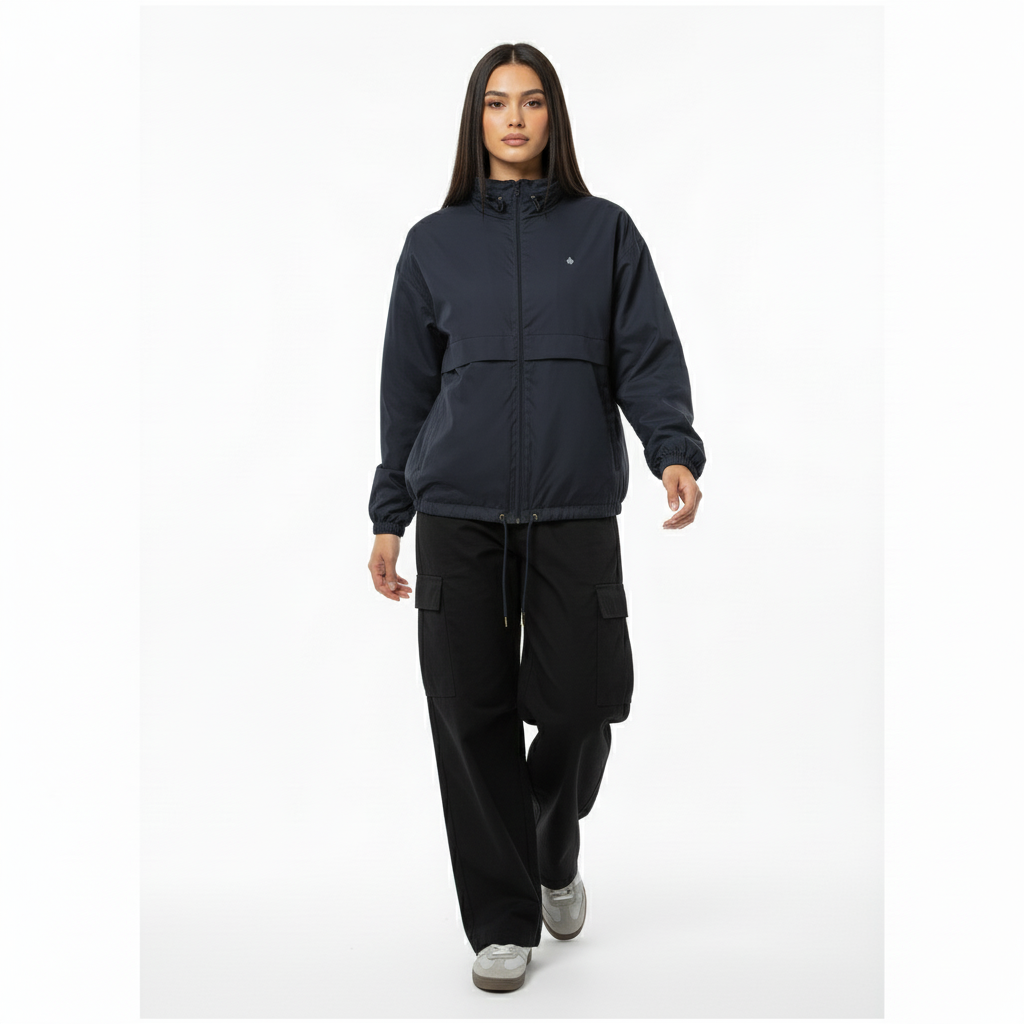 Modelo femenino - Pose caminando navy