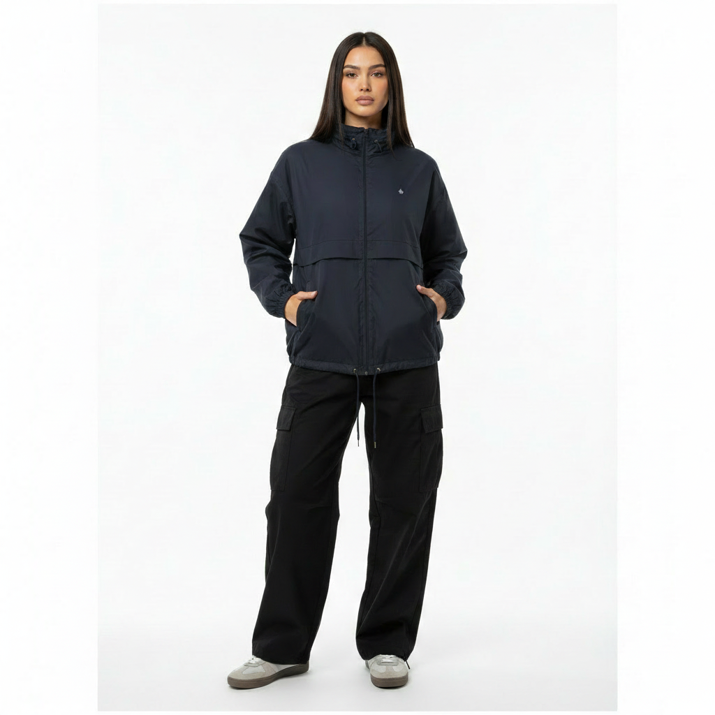 Modelo femenino - Pose relajada navy