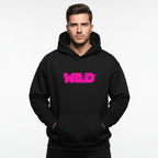 SUDADERA CON CAPUCHA OVERSIZE WILD MAGENTA