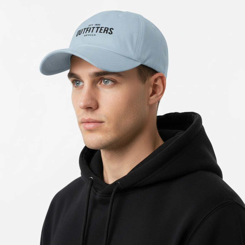 Modelo masculino - Gorra Azul Claro variación