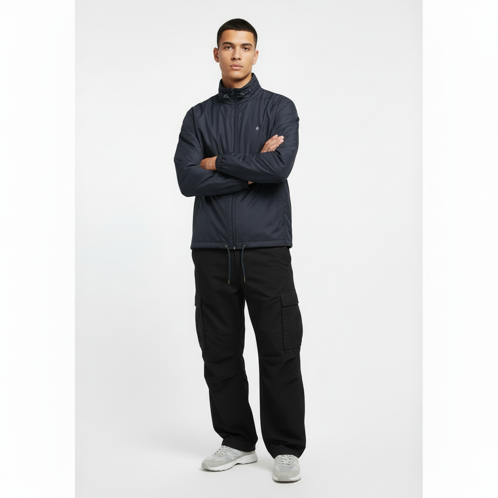 Modelo masculino - Pose relajada navy