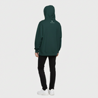 SUDADERA CON CAPUCHA OVERSIZE WILD GREEN LIGHT