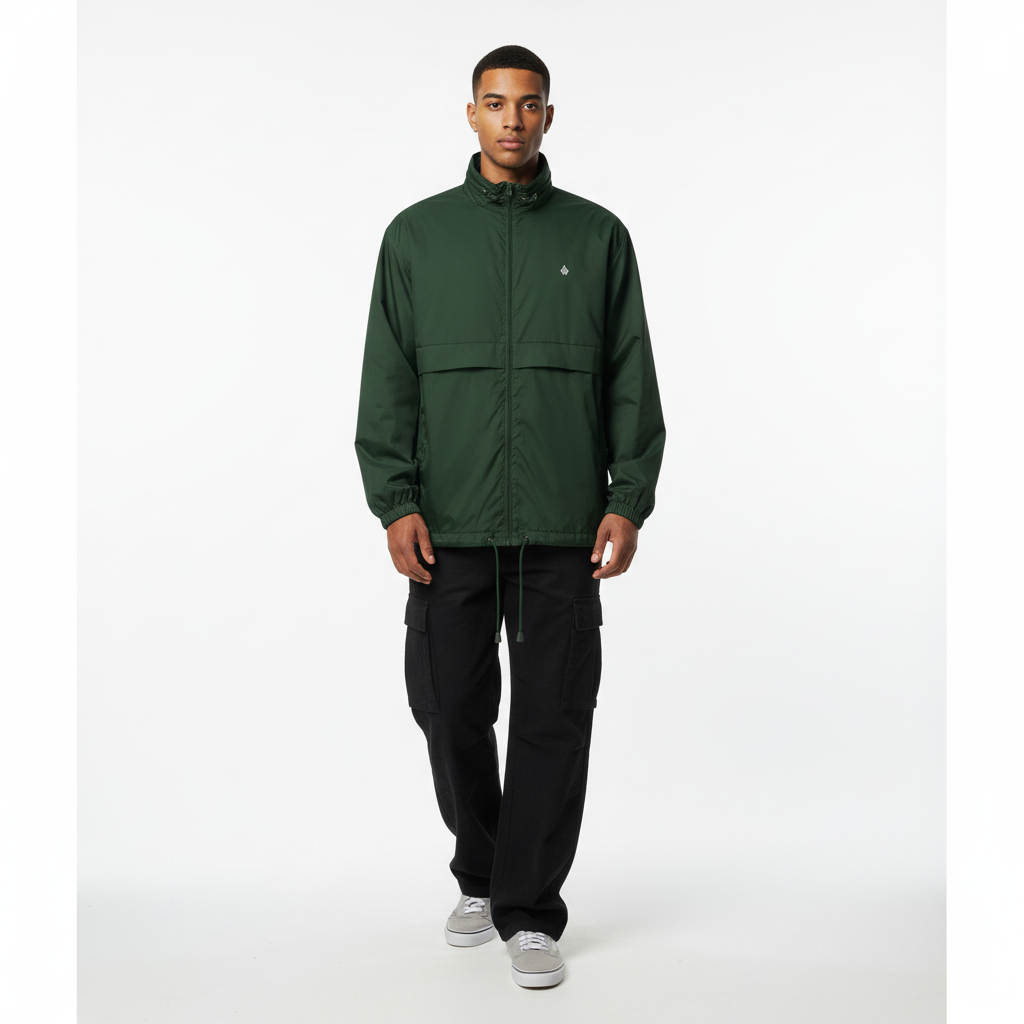 Modelo masculino - Vista frontal verde