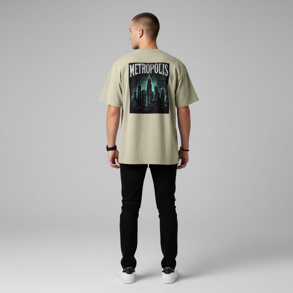 CAMISETA OVERSIZE METROPOLIS