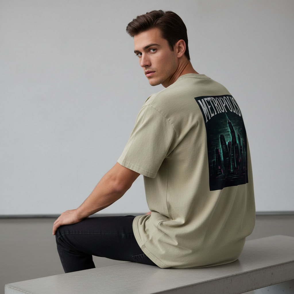 CAMISETA OVERSIZE METROPOLIS