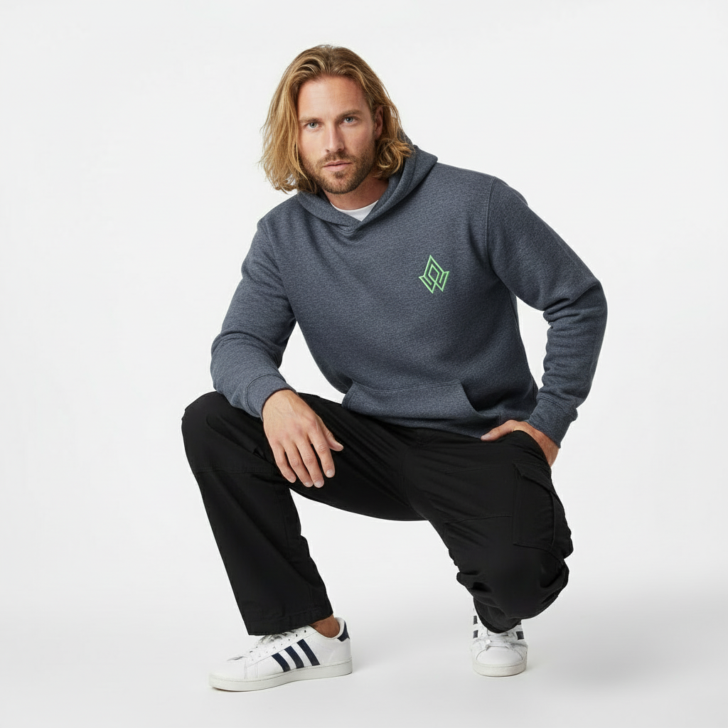 Sudadera sin cordones