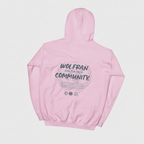 SUDADERA CON CAPUCHA COMMUNITY PINK